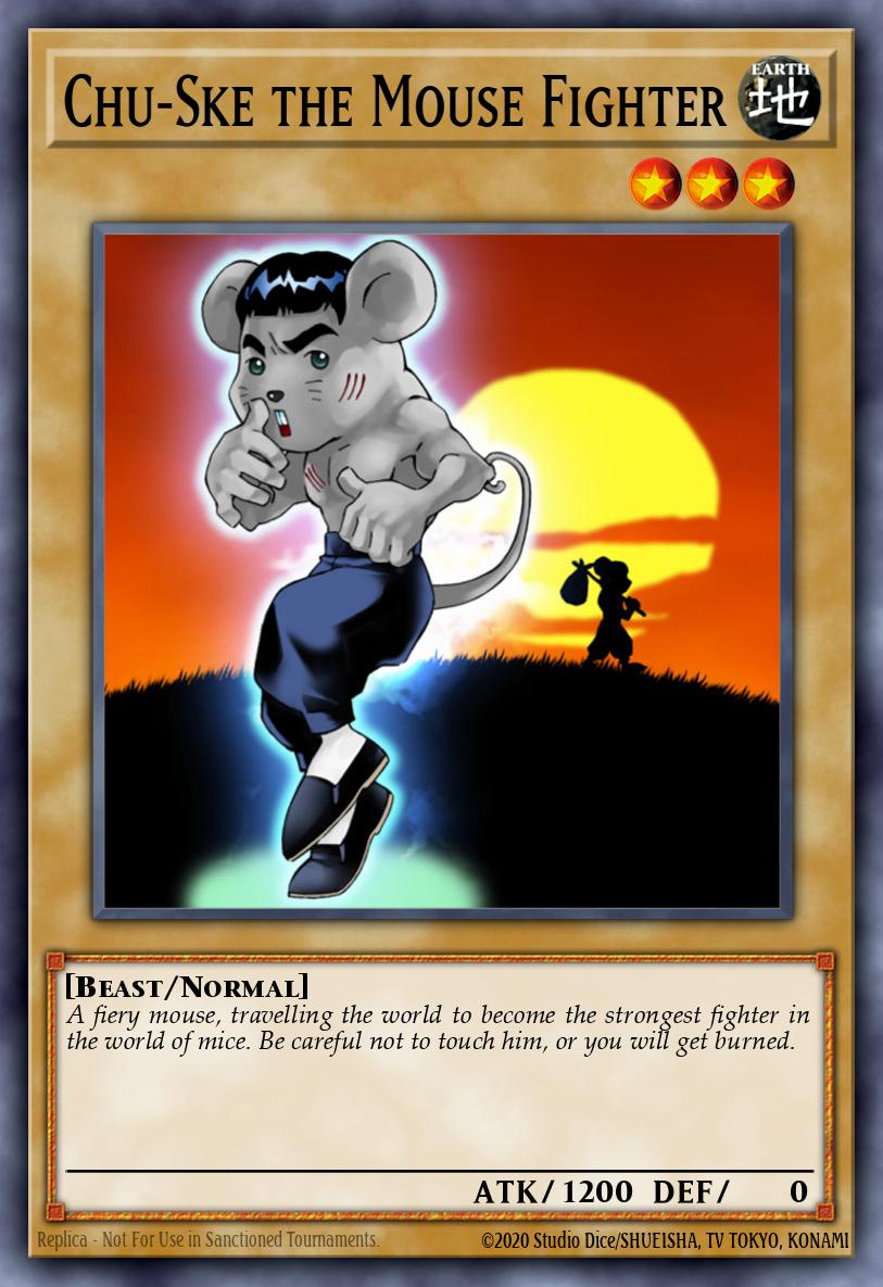 Chu-Ske the Mouse Fighter Common DR3-EN123 Dark Revelation Volume 3 Yugioh card