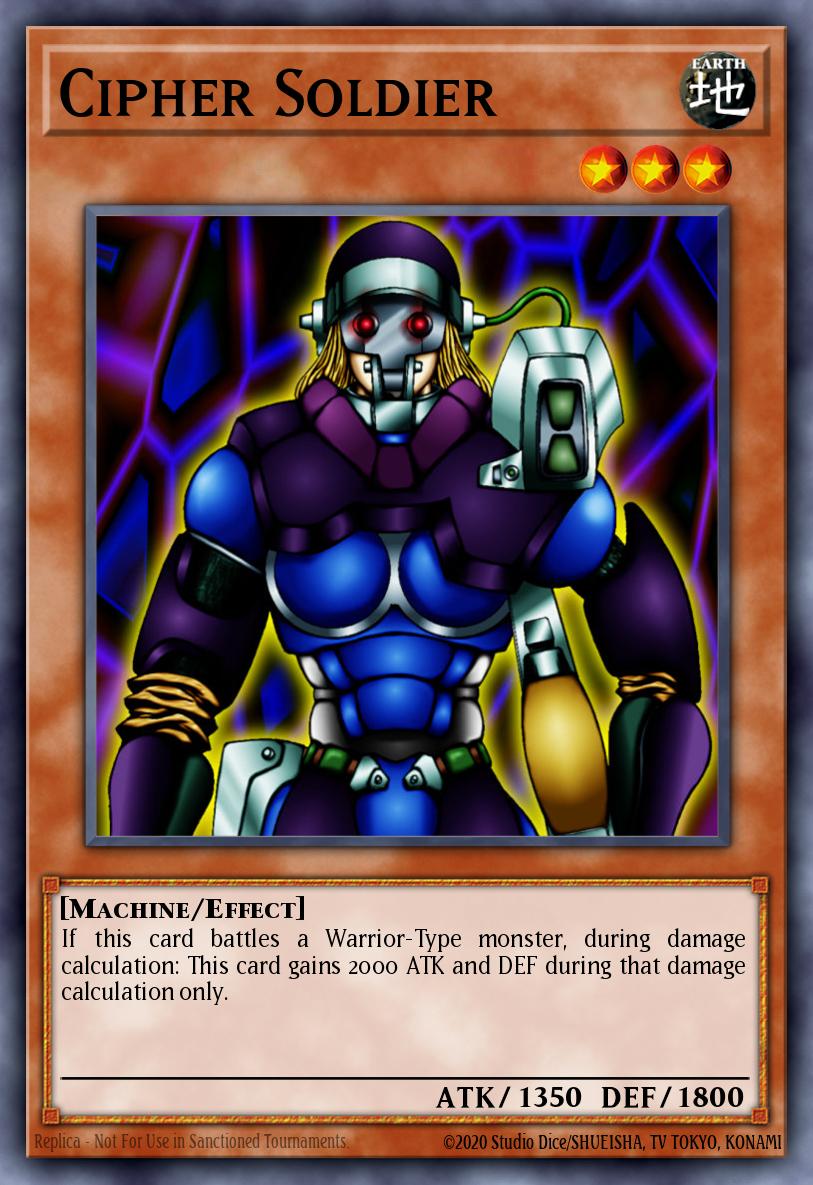 Cipher Soldier Rare CP04-EN010 Champion Pack Game Four Yugioh card
