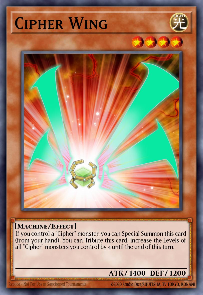 Cipher Wing Common DLCS-EN124 Dragons of Legend The Complete Series Yugioh card
