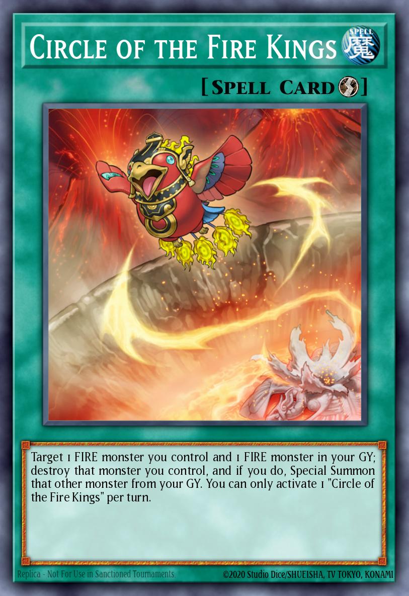 Circle of the Fire Kings Super Rare HISU-EN056 Hidden Summoners Yugioh card