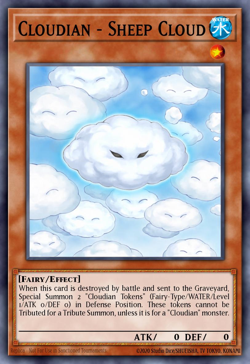 Cloudian - Sheep Cloud Super Rare GLAS-EN008 Gladiators Assault Yugioh card