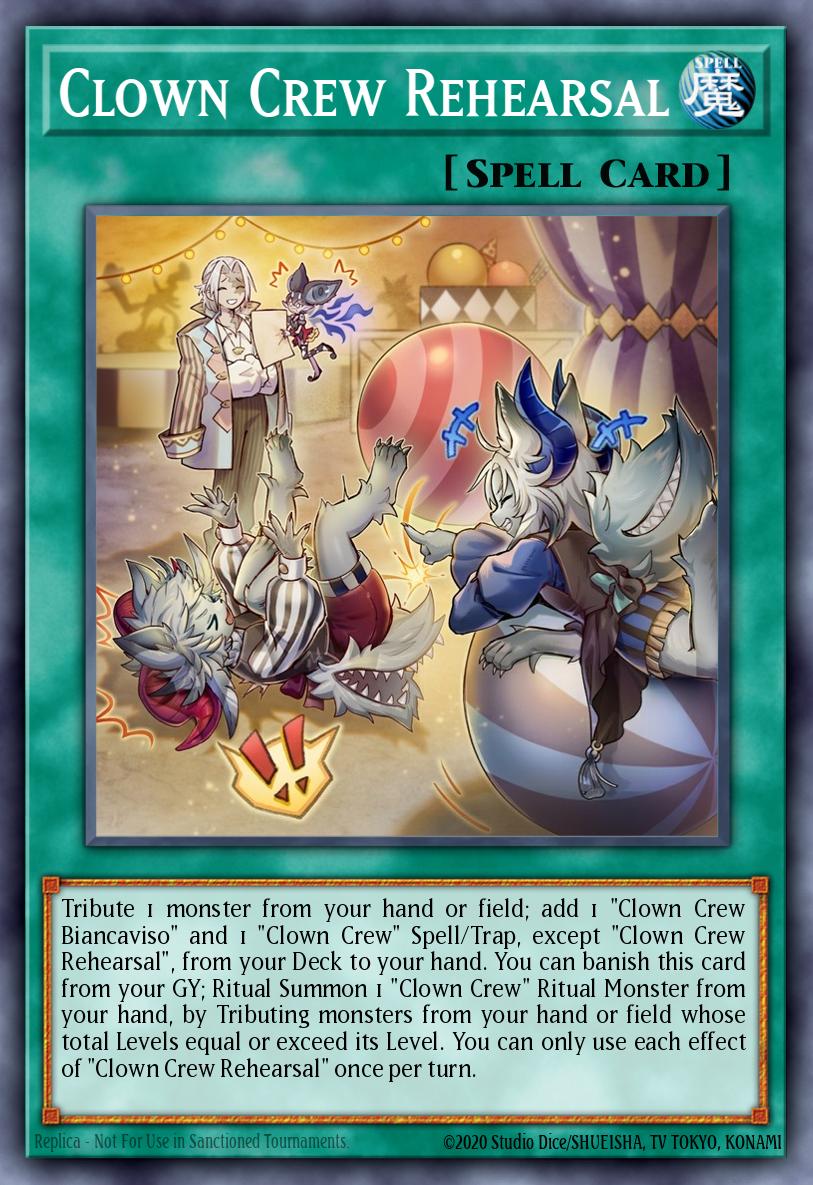 Clown Crew Rehearsal Super Rare BLZD-EN059 Blazing Dominion Yugioh card