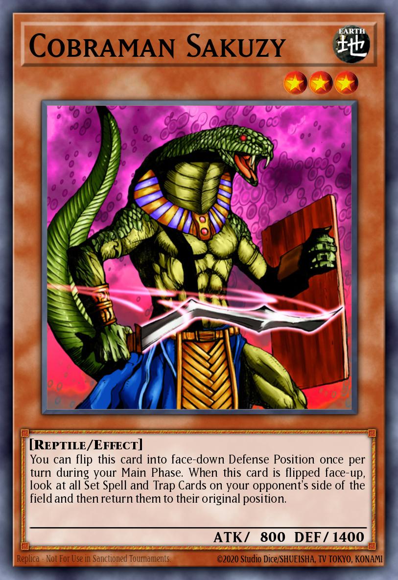 Cobraman Sakuzy Common PGD-032 Pharaonic Guardian Yugioh card