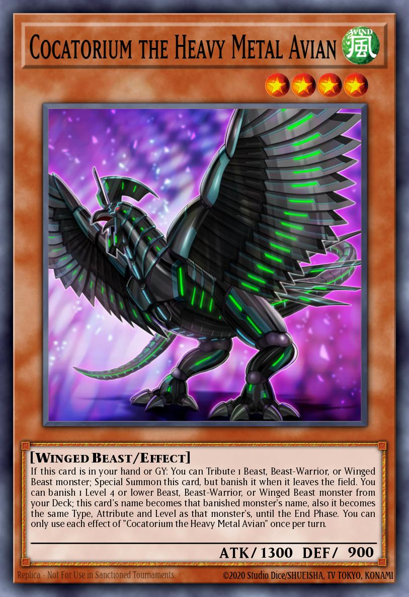 Cocatorium the Heavy Metal Avian Ultra Rare GFP2-EN038 Ghosts From the Past The 2nd Haunting Yugioh card