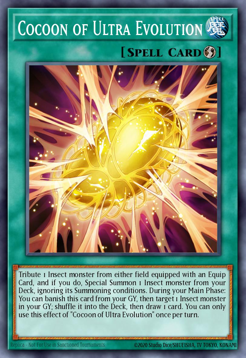 Cocoon of Ultra Evolution Ultra Rare LED2-EN009 Legendary Duelists Ancient Millennium Yugioh card