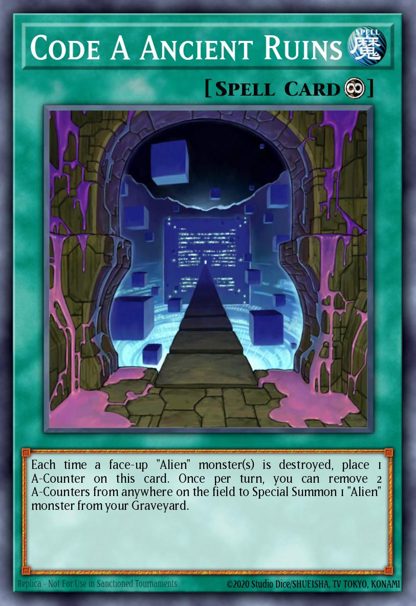 Code A Ancient Ruins Super Rare CRMS-EN088 Crimson Crisis Yugioh card