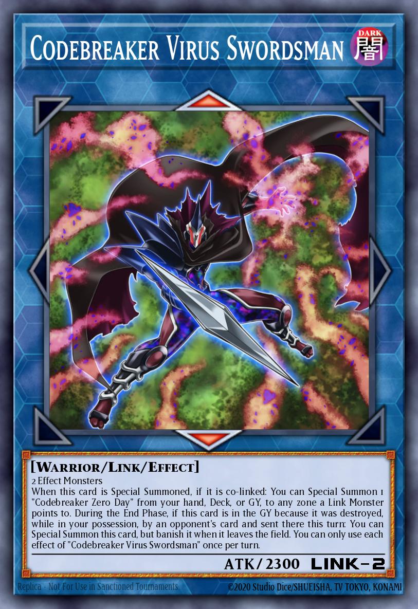 Codebreaker Virus Swordsman Common ETCO-EN052 Eternity Code Yugioh card