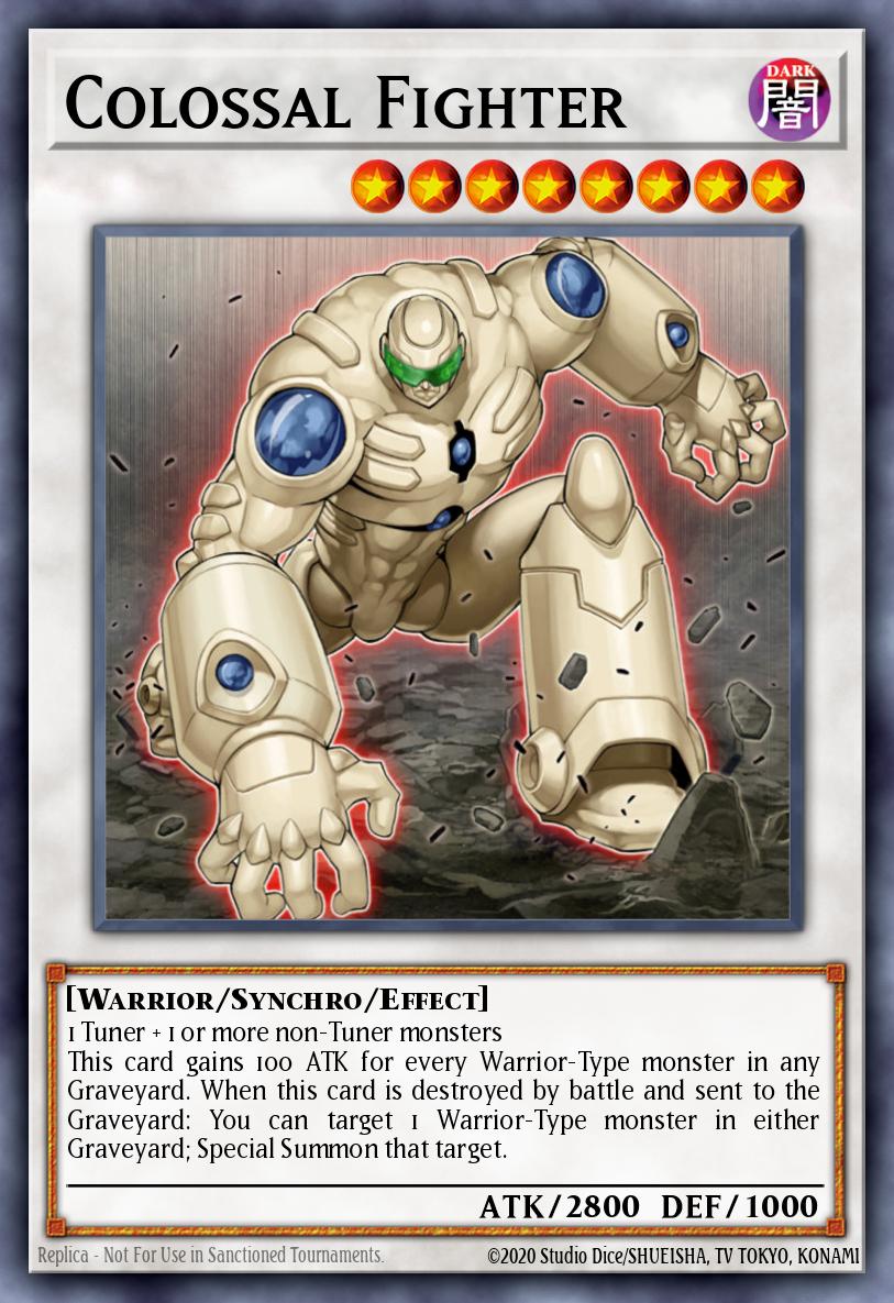 Colossal Fighter Starfoil Rare BATT-EN018 Battle Pack Tournament Prize Cards Yugioh card