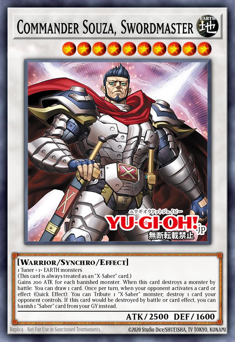 Commander Souza, Swordmaster New L26D-ENX42 Legendary Modern Decks 2026 Yugioh card