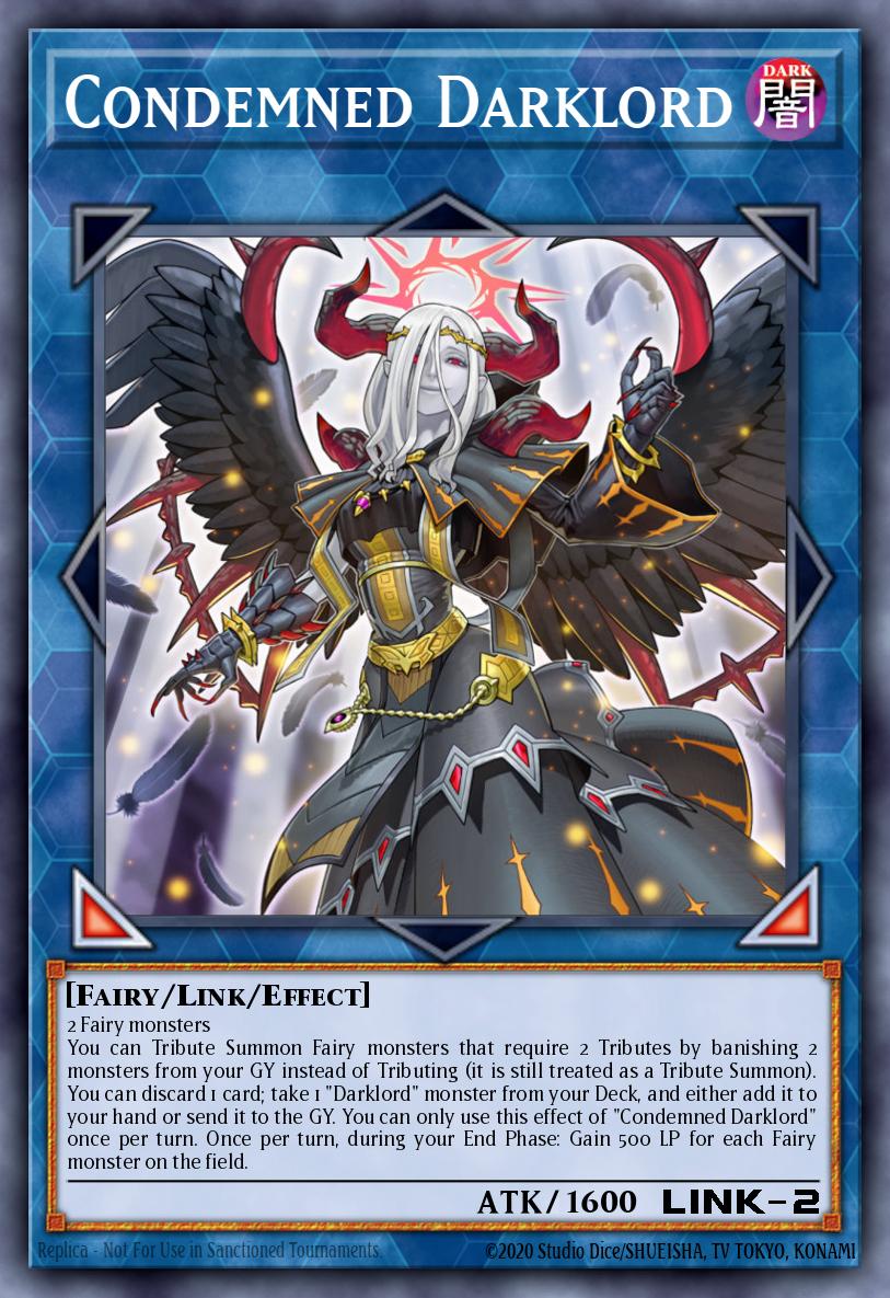 Condemned Darklord Super Rare MZMU-EN107 Maze of Muertos Yugioh card
