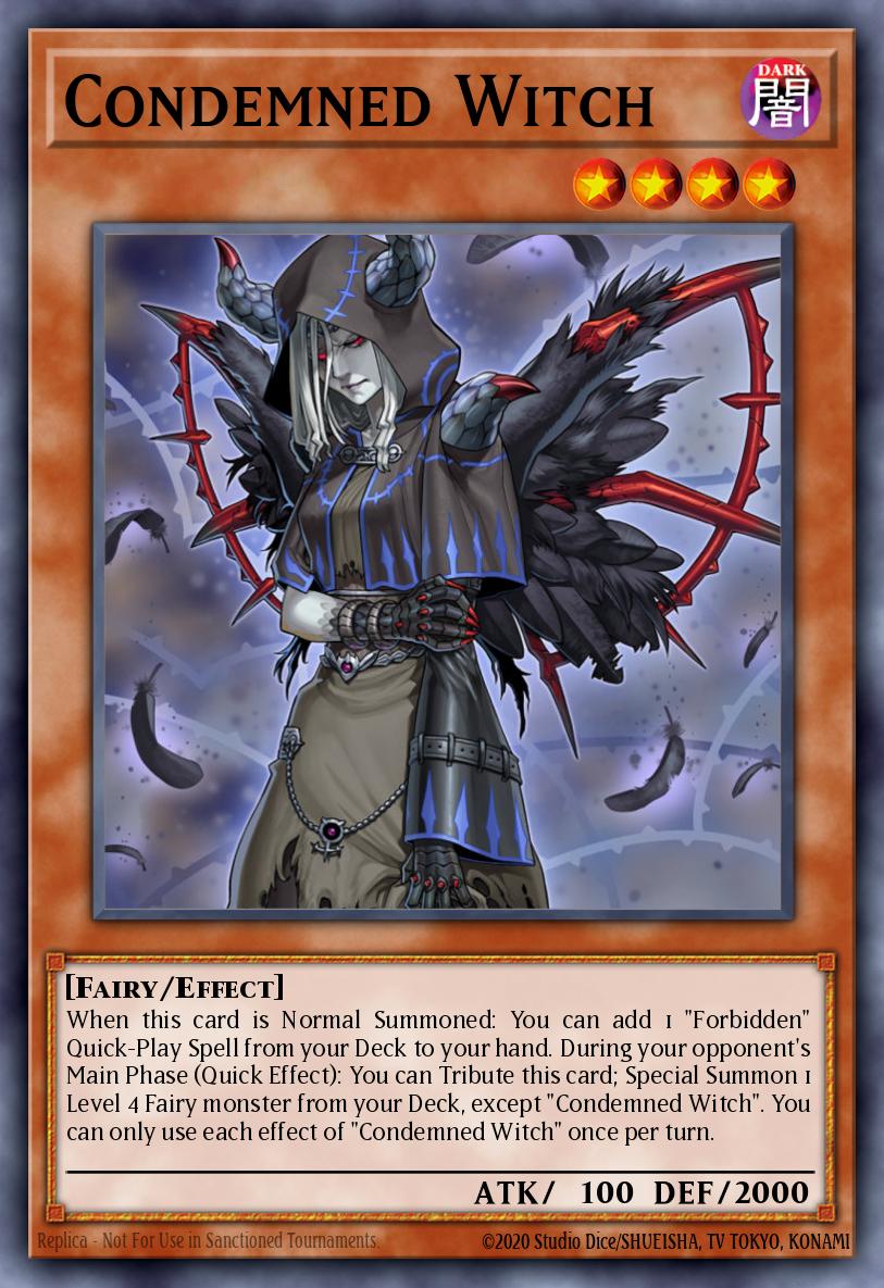 Condemned Witch Ultra Rare BLGG-EN071 Battles of Legend: Glorious Gallery Yugioh card