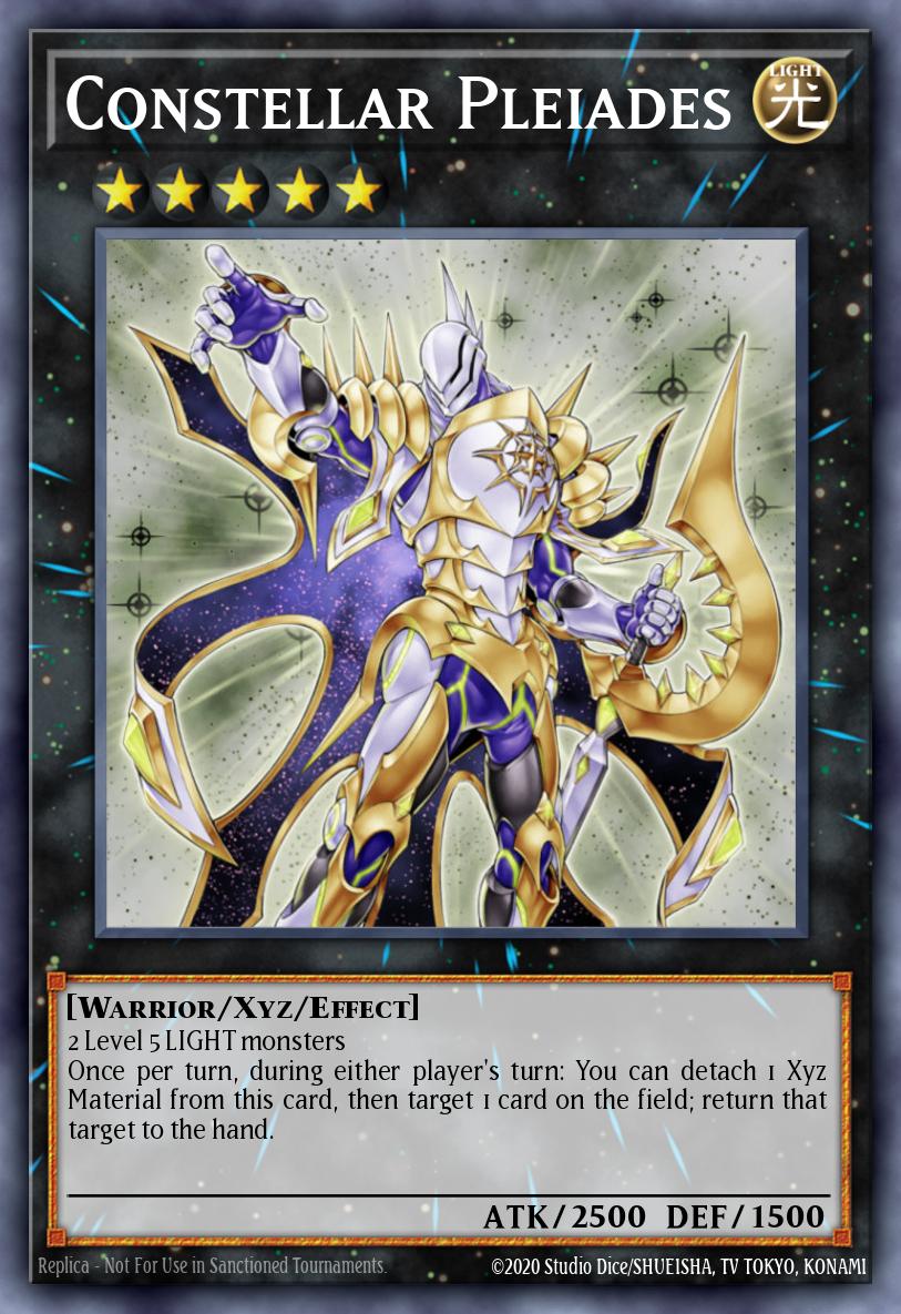 Constellar Pleiades Ultra Rare BLGG-EN095 Battles of Legend: Glorious Gallery Yugioh card