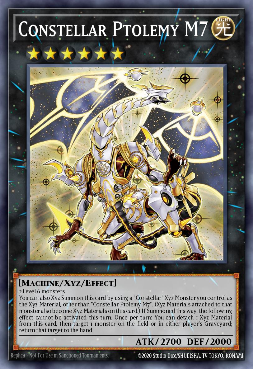 Constellar Ptolemy M7 Secret Rare BLGG-EN009 Battles of Legend: Glorious Gallery Yugioh card