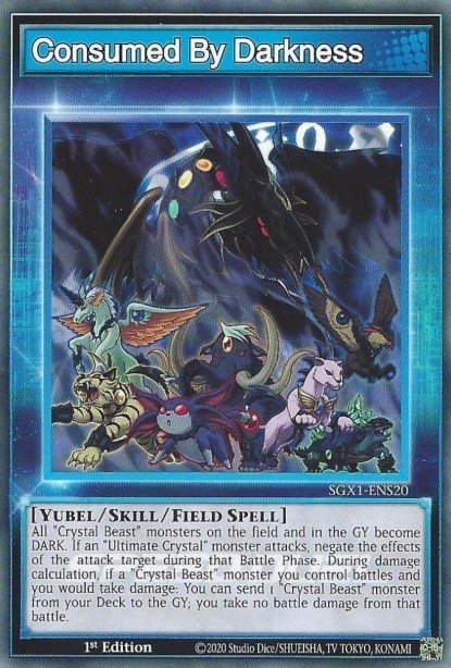 Consumed By Darkness Common SGX1-ENS20 Speed Duel GX Duel Academy Box Yugioh card