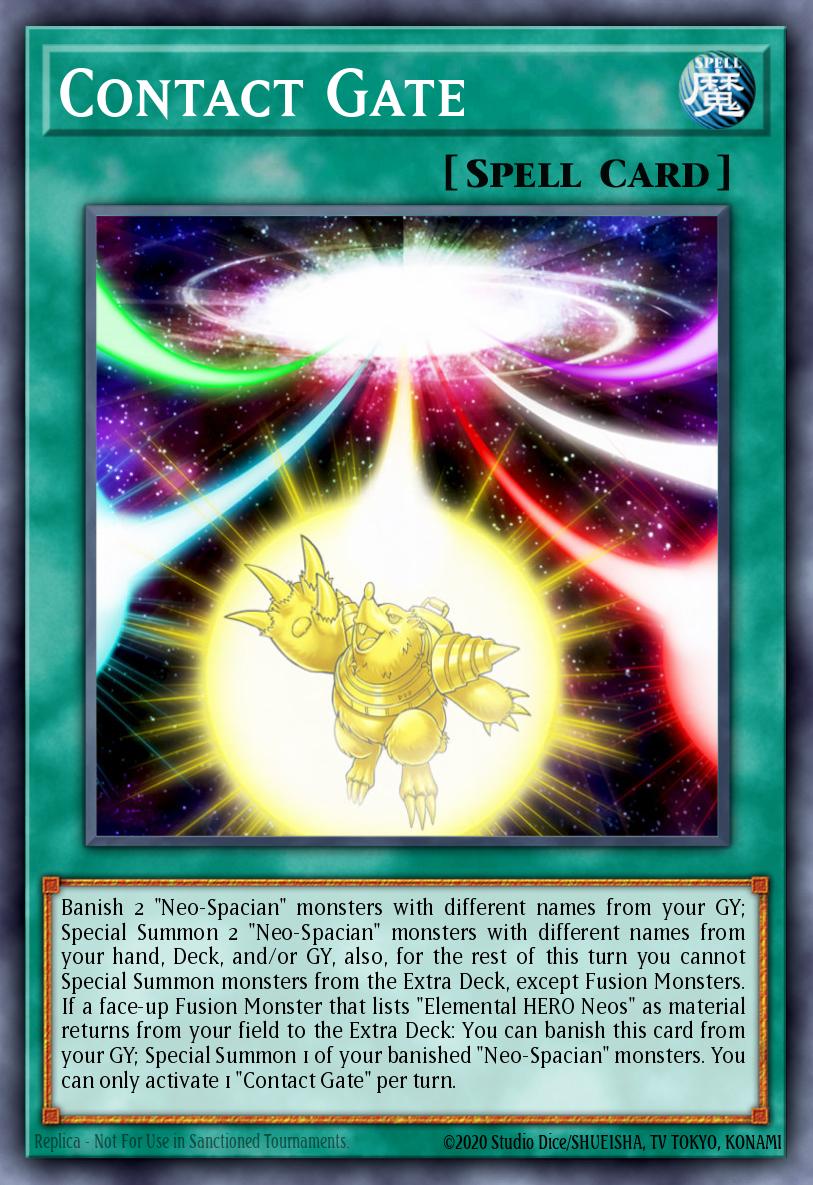 Contact Gate Ultra Rare CYHO-ENSP1 Cybernetic Horizon Sneak Peek Participation Card Yugioh card
