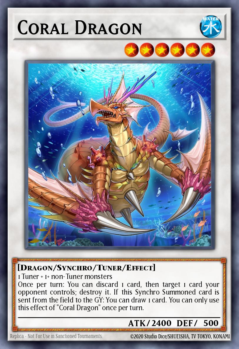 Coral Dragon Ultra Rare STAS-EN042 2-Player Starter Set Yugioh card