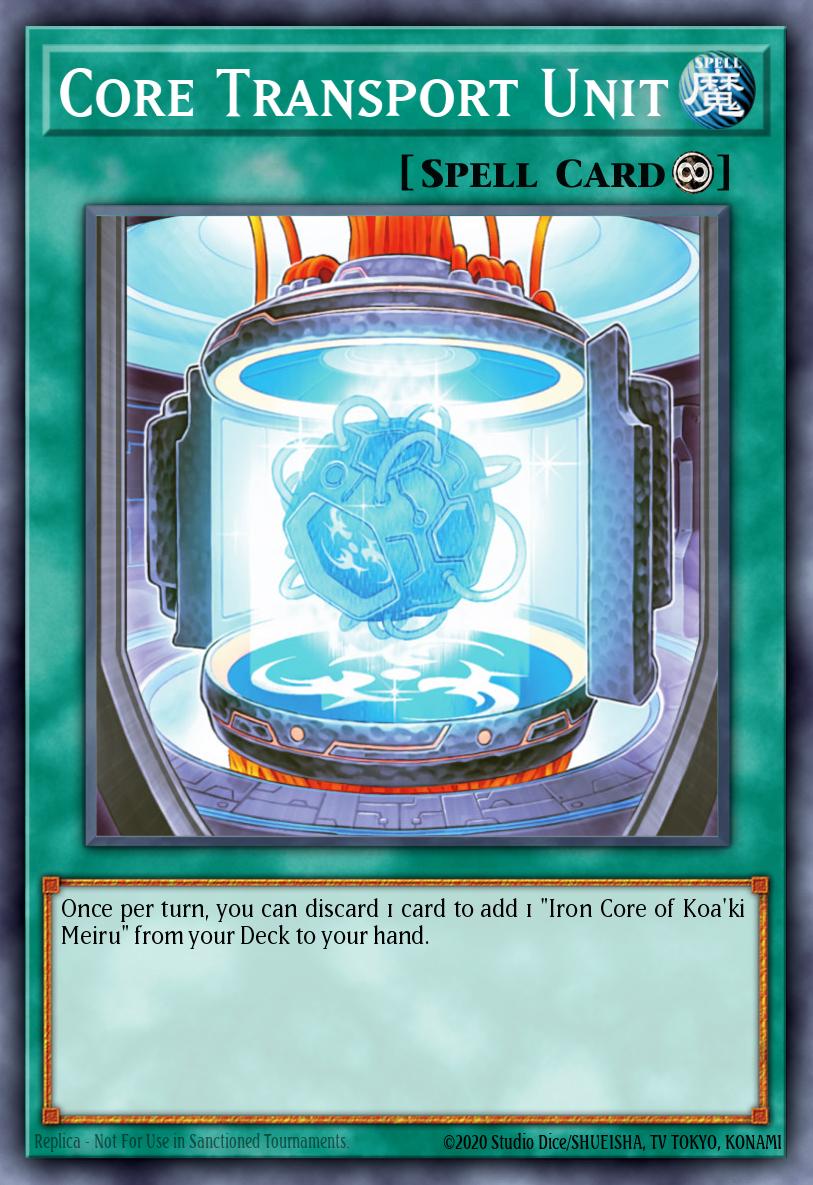Core Transport Unit Secret Rare ABPF-EN089 Absolute Powerforce Yugioh card
