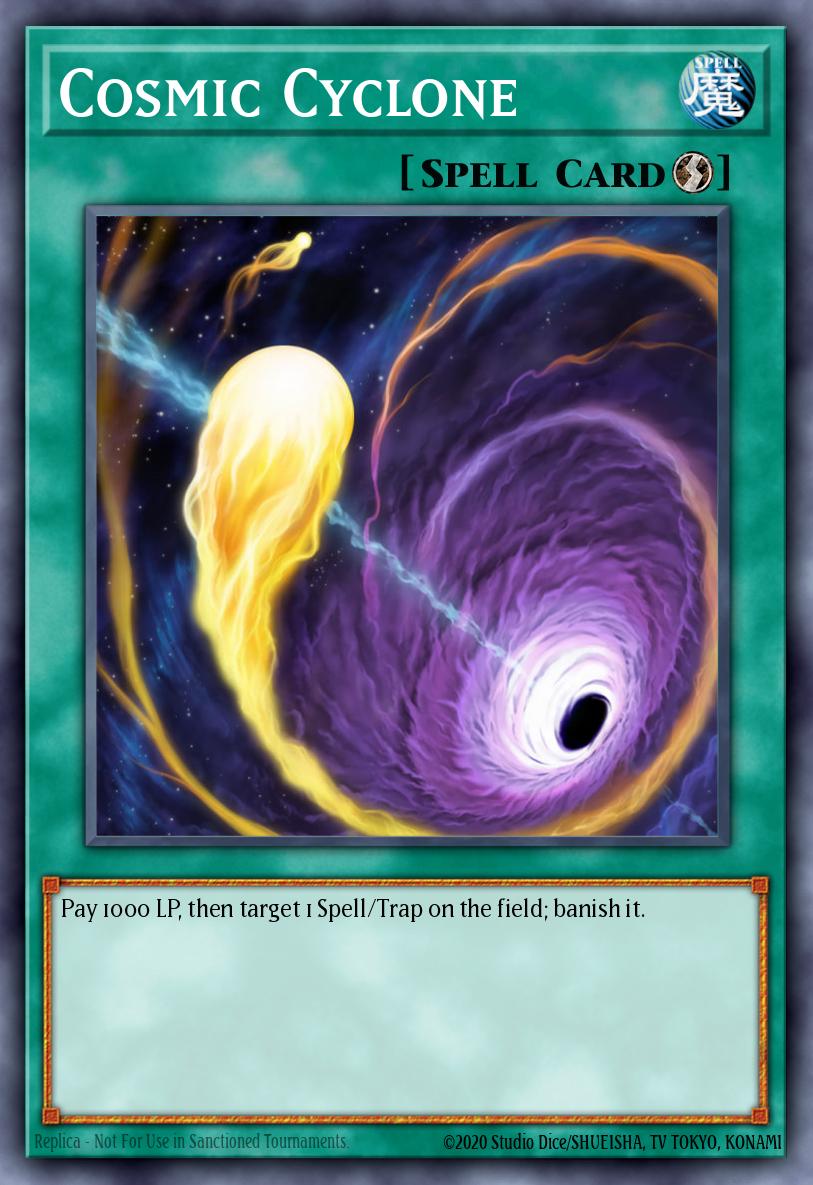 Cosmic Cyclone Secret Rare MP17-EN105 2017 Mega-Tin Mega Pack Yugioh card
