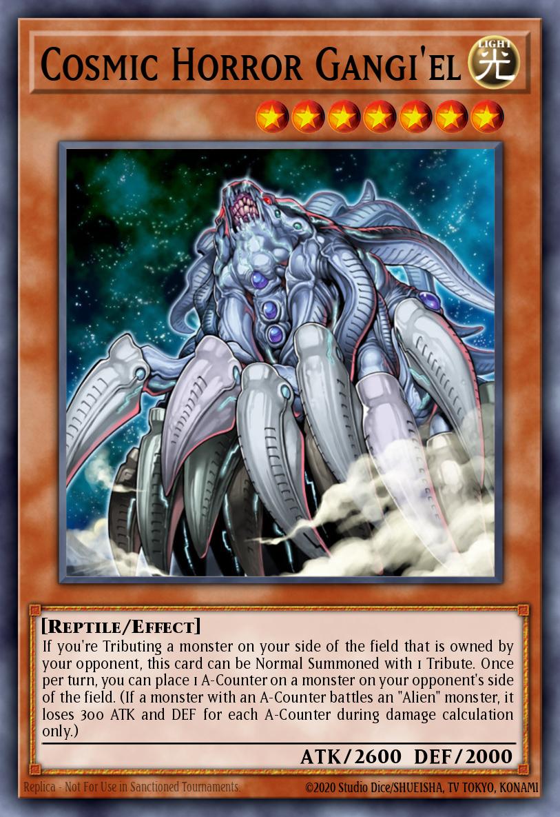 Cosmic Horror Gangiel Rare POTD-EN029 Power of the Duelist Yugioh card