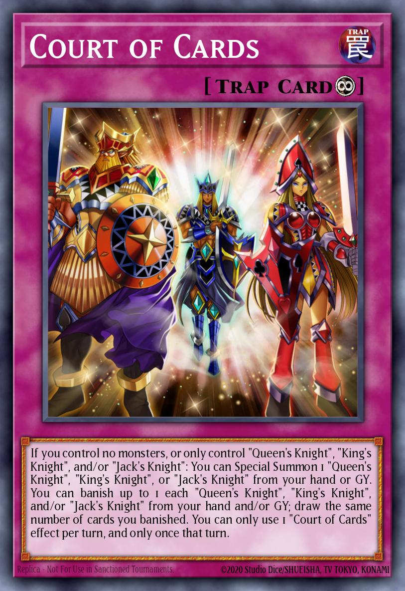 Court of Cards Super Rare KICO-EN008 Kings Court Yugioh card