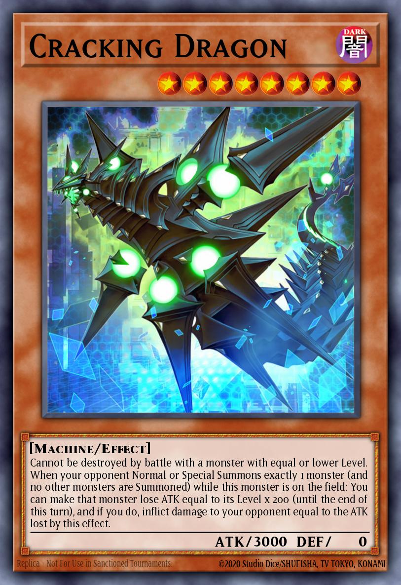 Cracking Dragon Super Rare MP18-EN043 2018 Mega-Tin Mega Pack Yugioh card