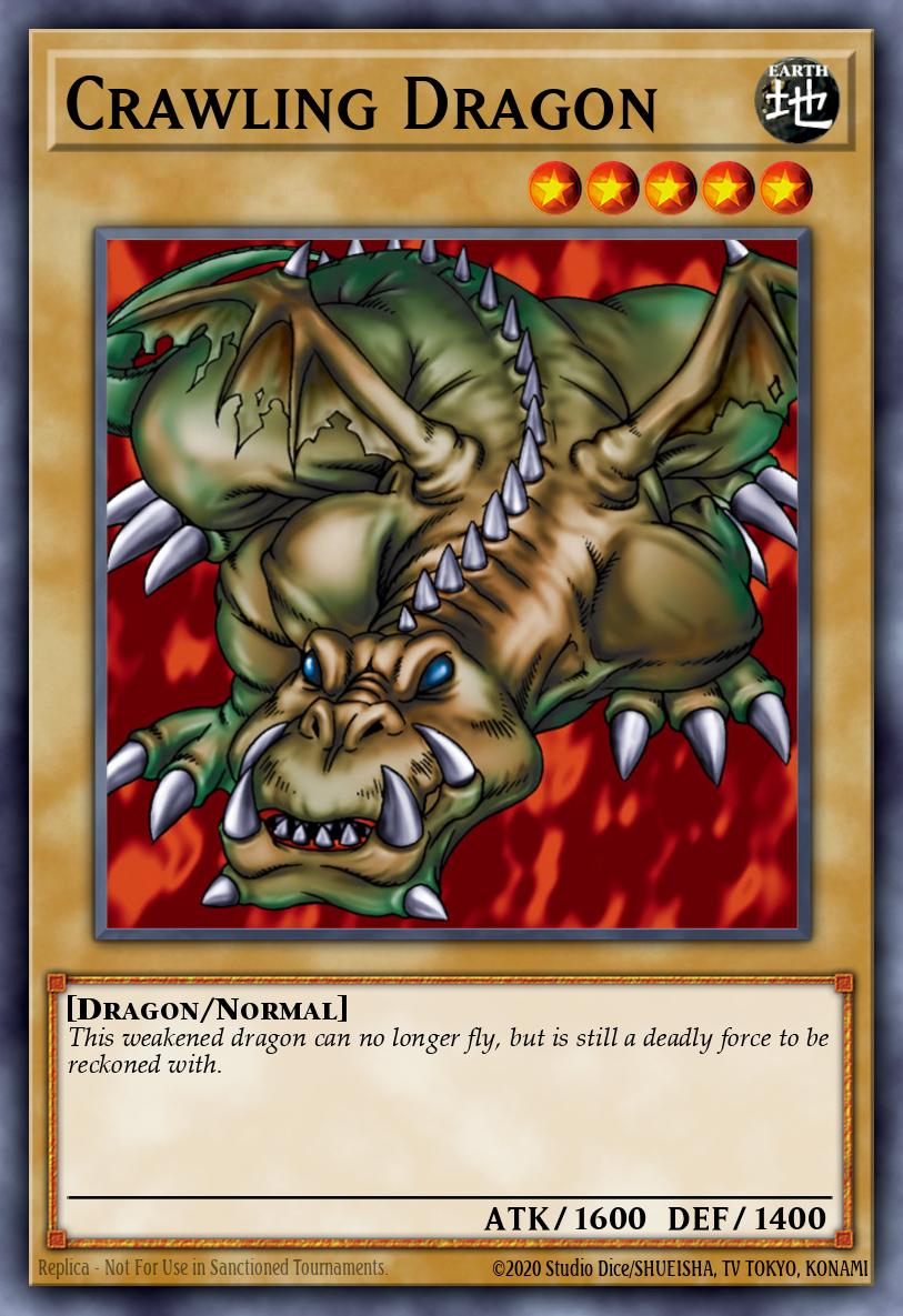 Crawling Dragon Common MRD-012 Metal Raiders Yugioh card