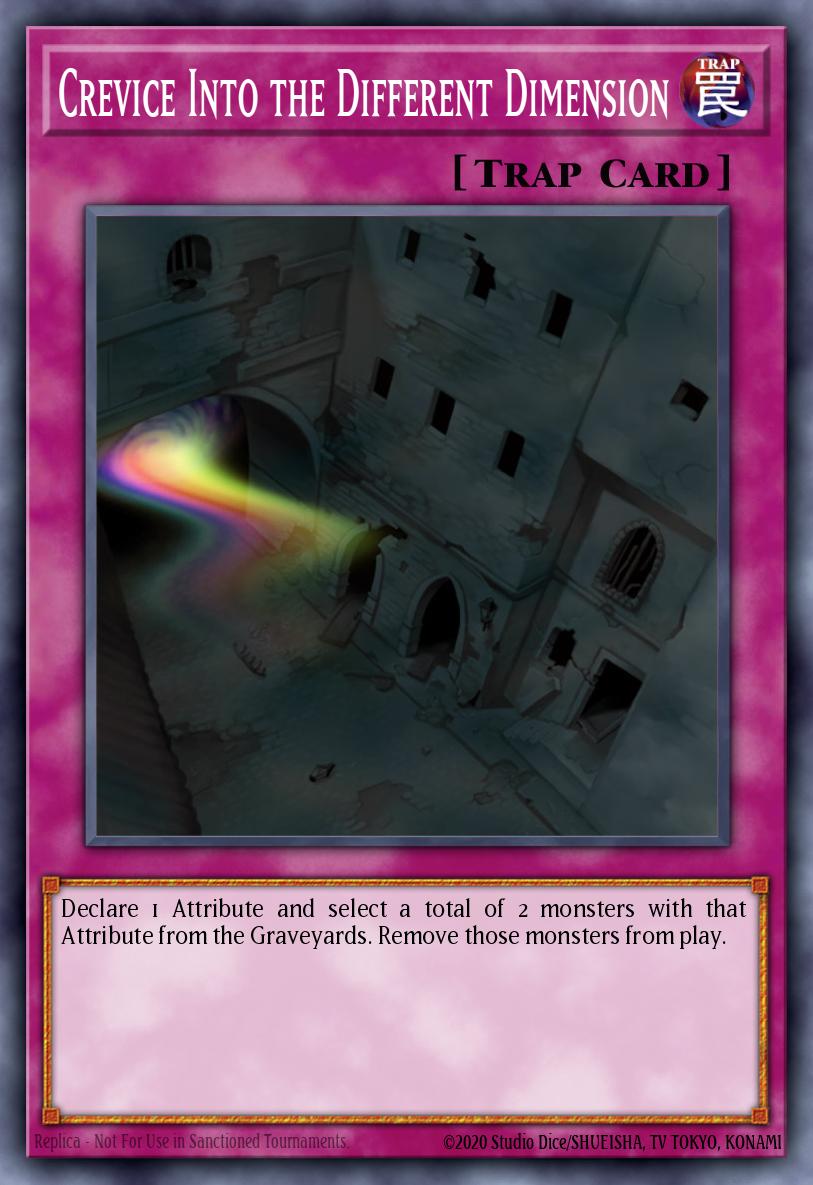 Crevice Into the Different Dimension Common TSHD-EN078 The Shining Darkness Yugioh card
