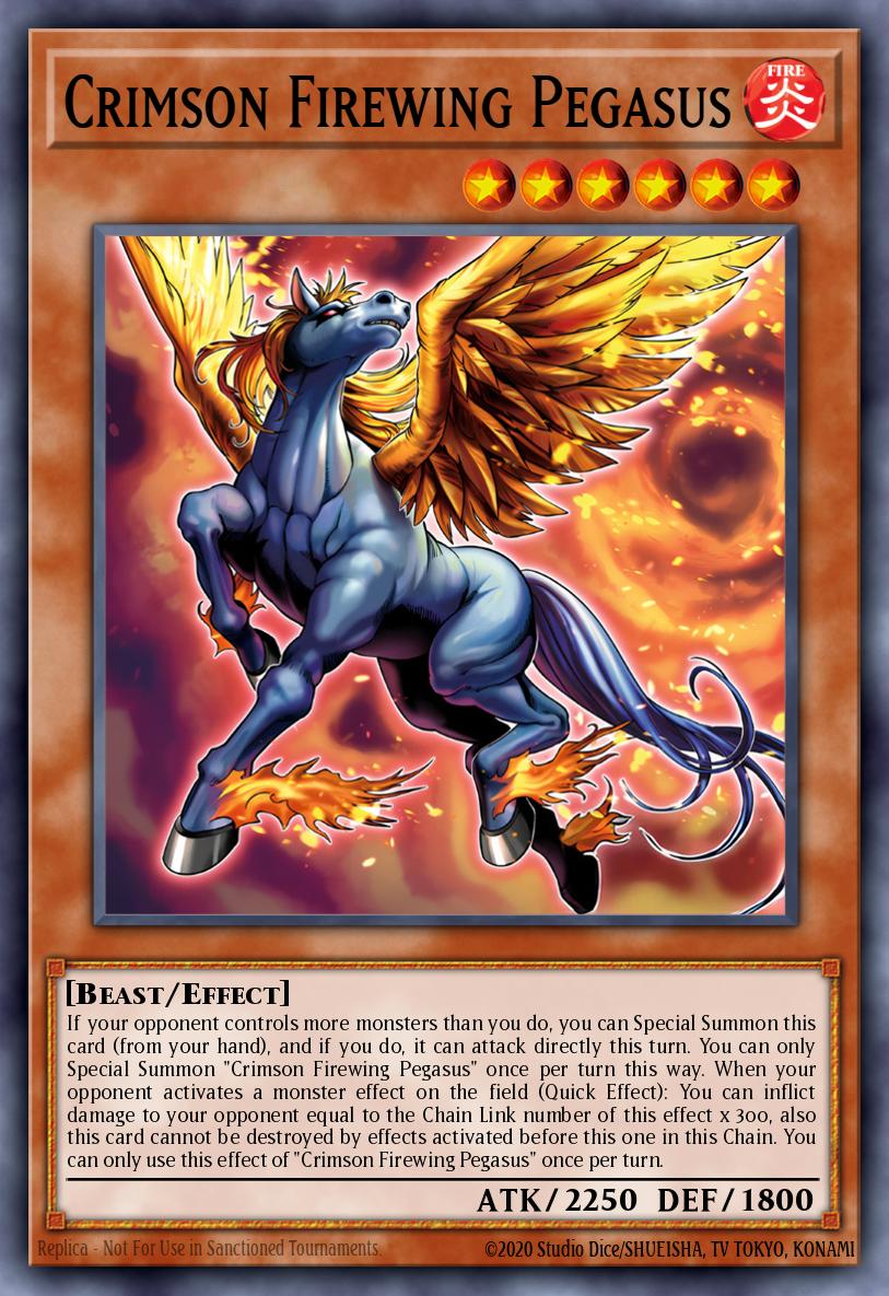 Crimson Firewing Pegasus Common ALIN-EN032 Alliance Insight Yugioh card