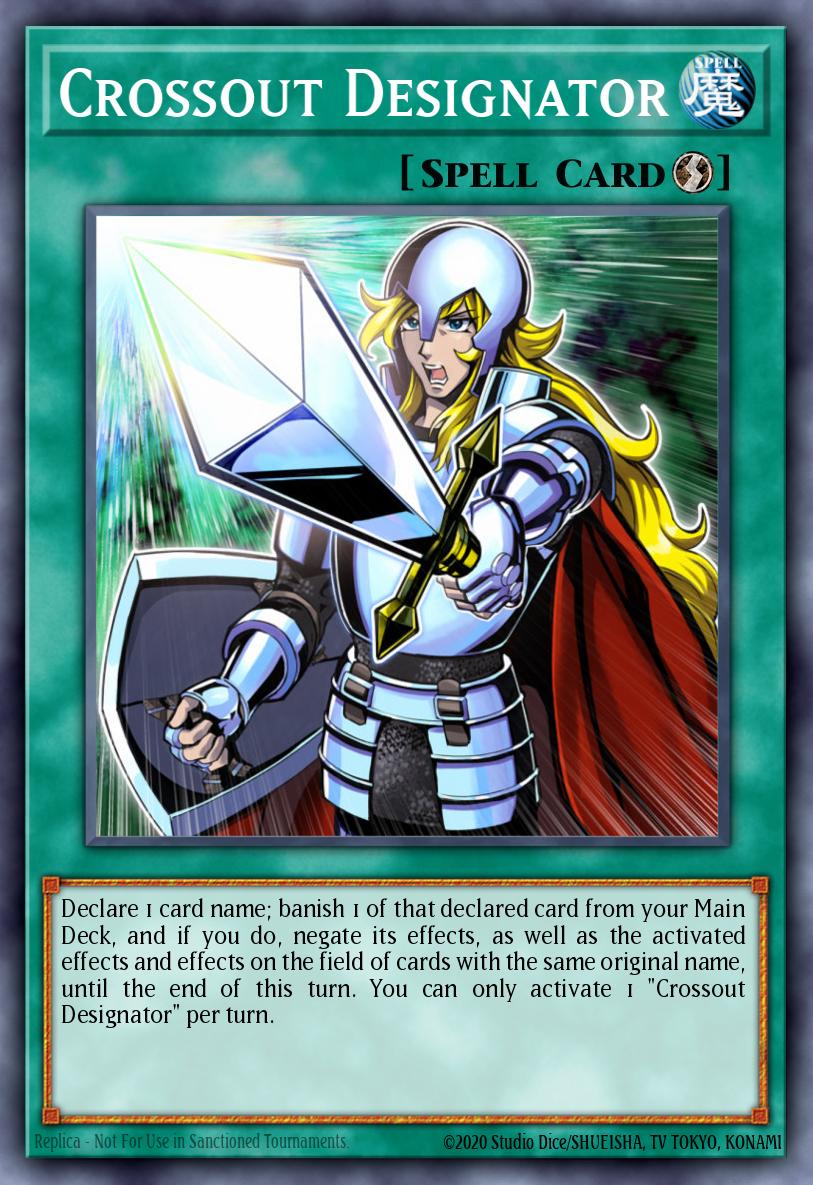 Crossout Designator Ultra Rare MP21-EN258 2021 Tin of Ancient Battles Yugioh card