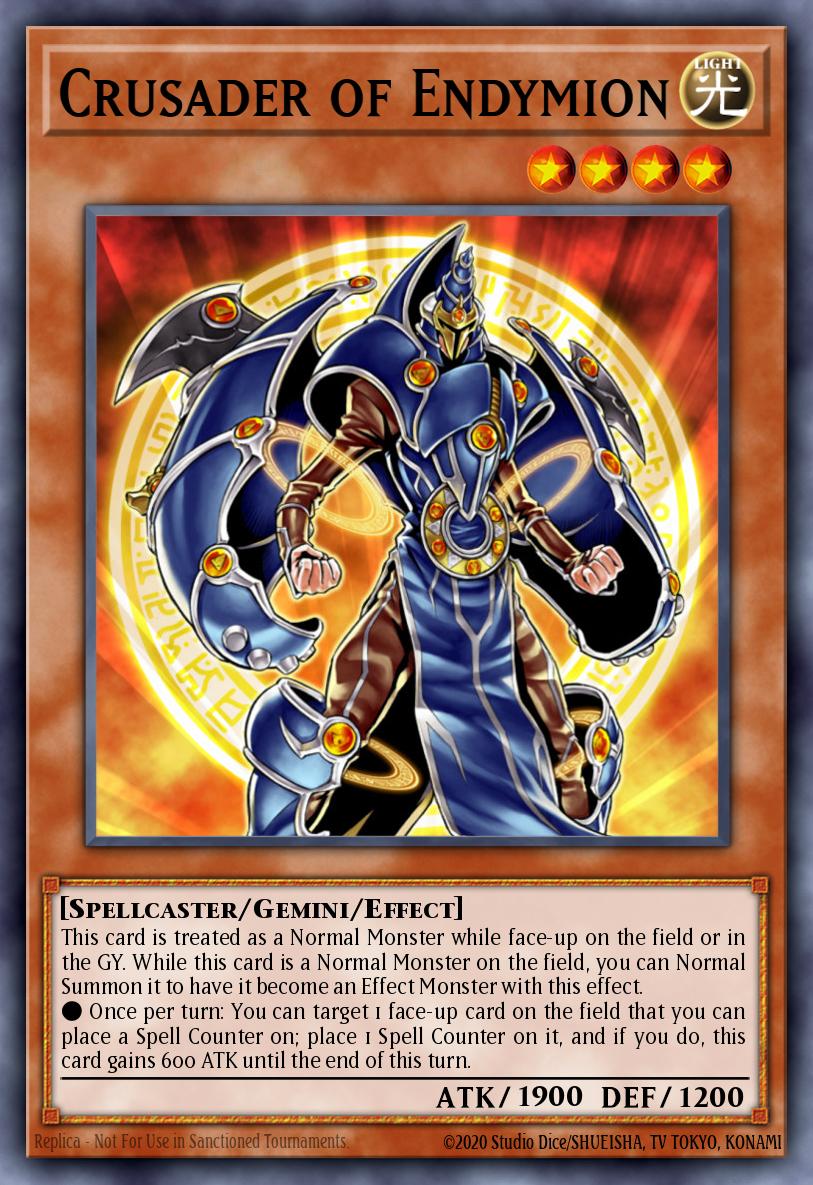 Crusader of Endymion Common BLC1-EN064 Battles of Legend Chapter 1 Yugioh card