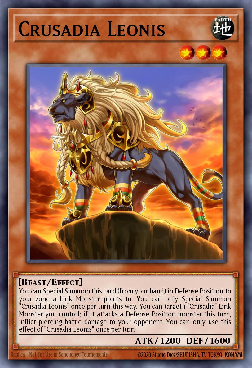 Crusadia Leonis Common MP19-EN079 2019 Gold Sarcophagus Tin Mega Pack Yugioh card
