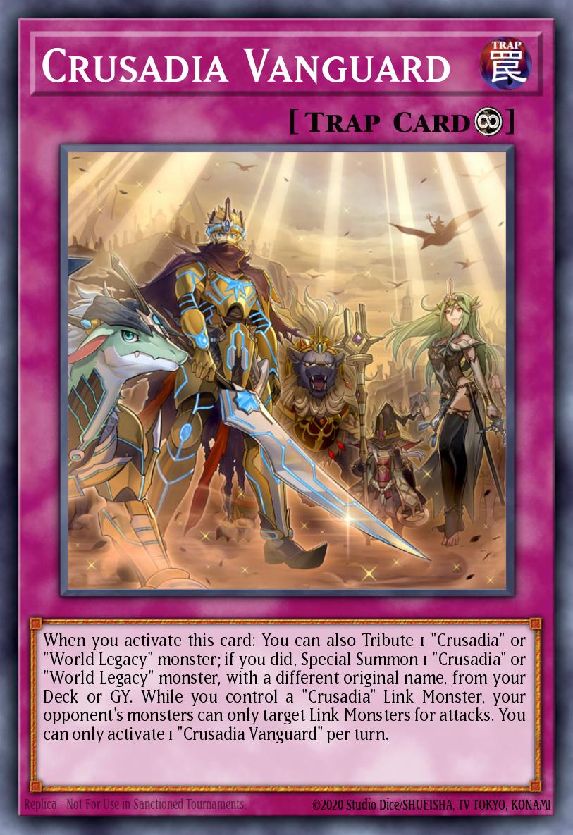 Crusadia Vanguard Common MP19-EN128 2019 Gold Sarcophagus Tin Mega Pack Yugioh card