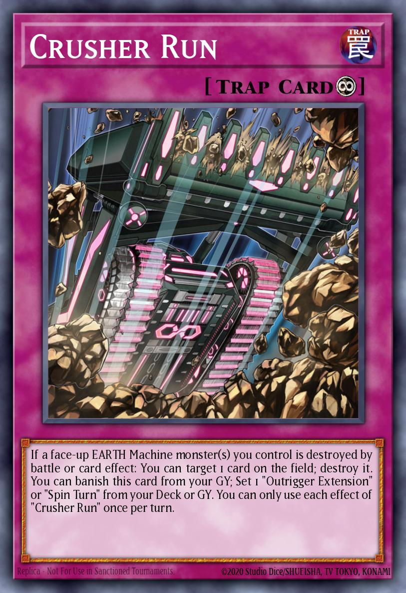 Crusher Run Common MP20-EN195 2020 Tin of Lost Memories Mega Pack Yugioh card