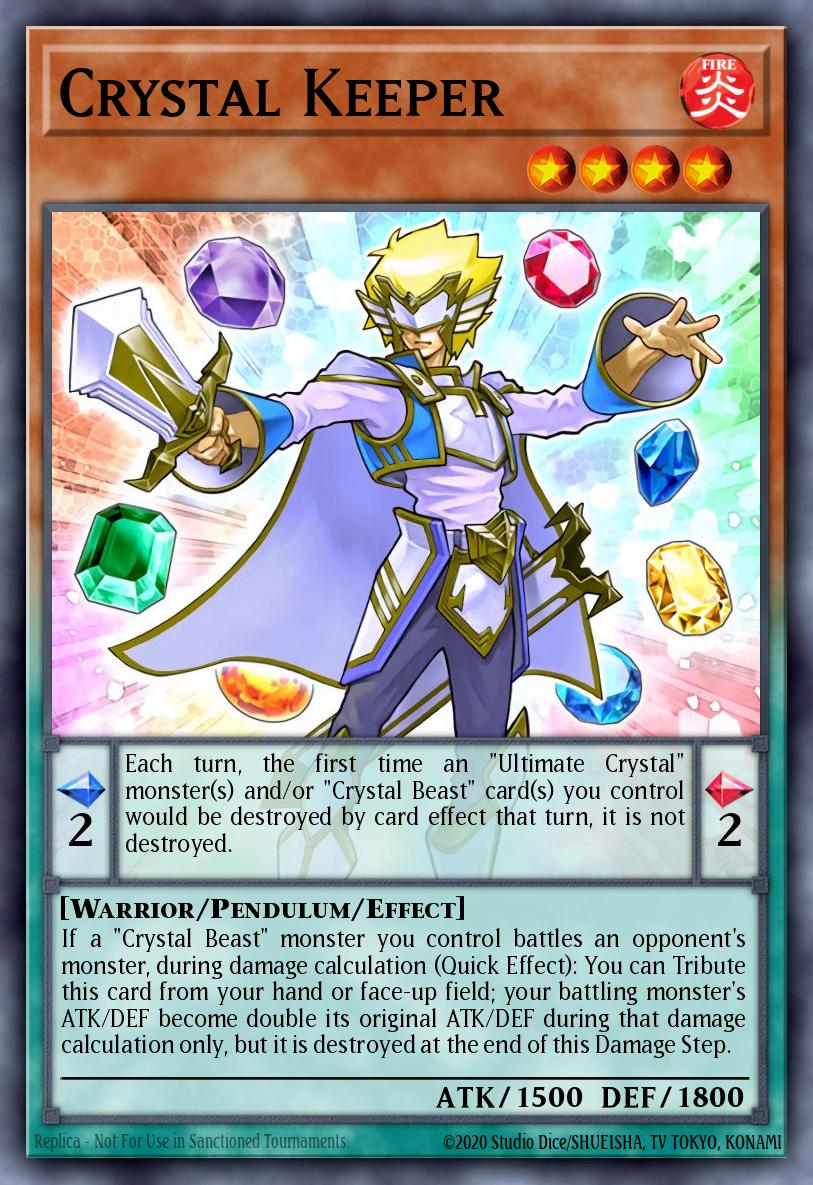 Crystal Keeper Common MP19-EN066 2019 Gold Sarcophagus Tin Mega Pack Yugioh card