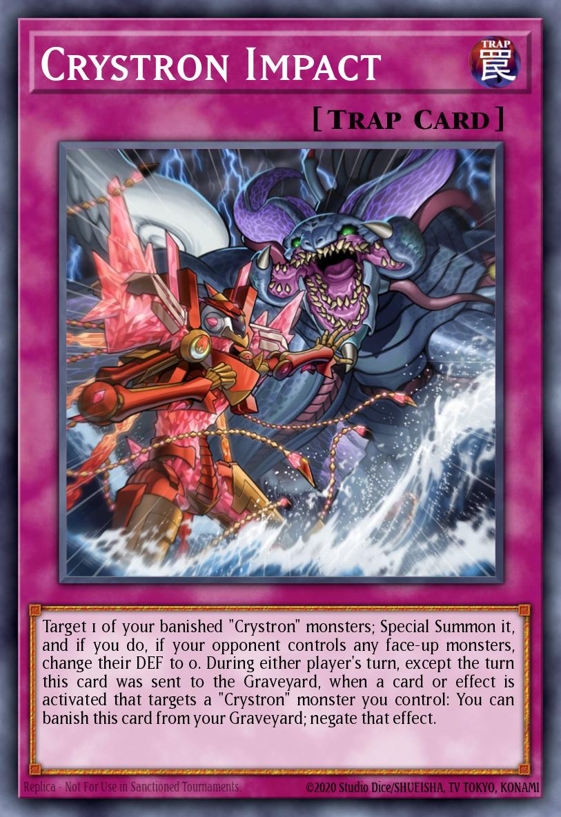 Crystron Impact Common MP17-EN161 2017 Mega-Tin Mega Pack Yugioh card
