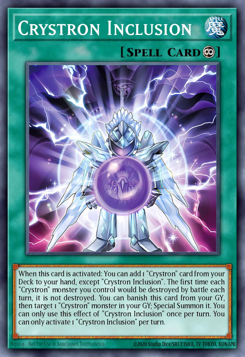 Crystron Inclusion Super Rare OP29-EN010 OTS Tournament Pack 29 Yugioh card