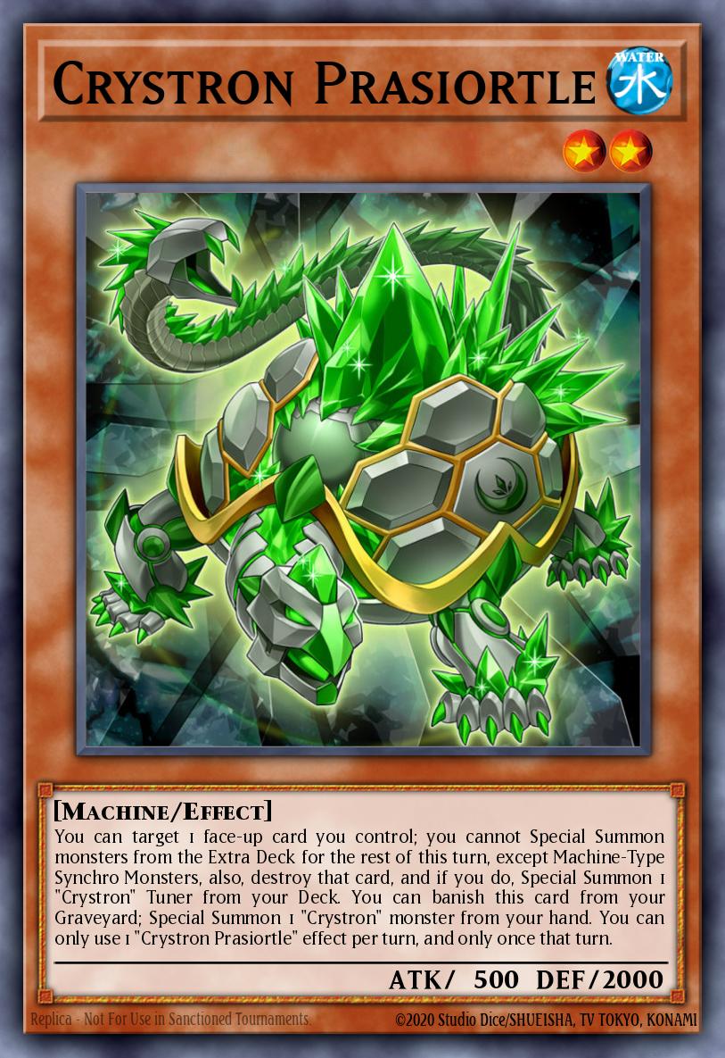 Crystron Prasiortle Common MP17-EN137 2017 Mega-Tin Mega Pack Yugioh card