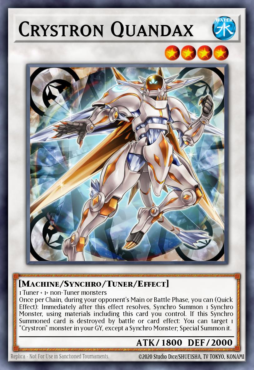 Crystron Quandax Secret Rare BLRR-EN083 Battles of Legend Relentless Revenge Yugioh card