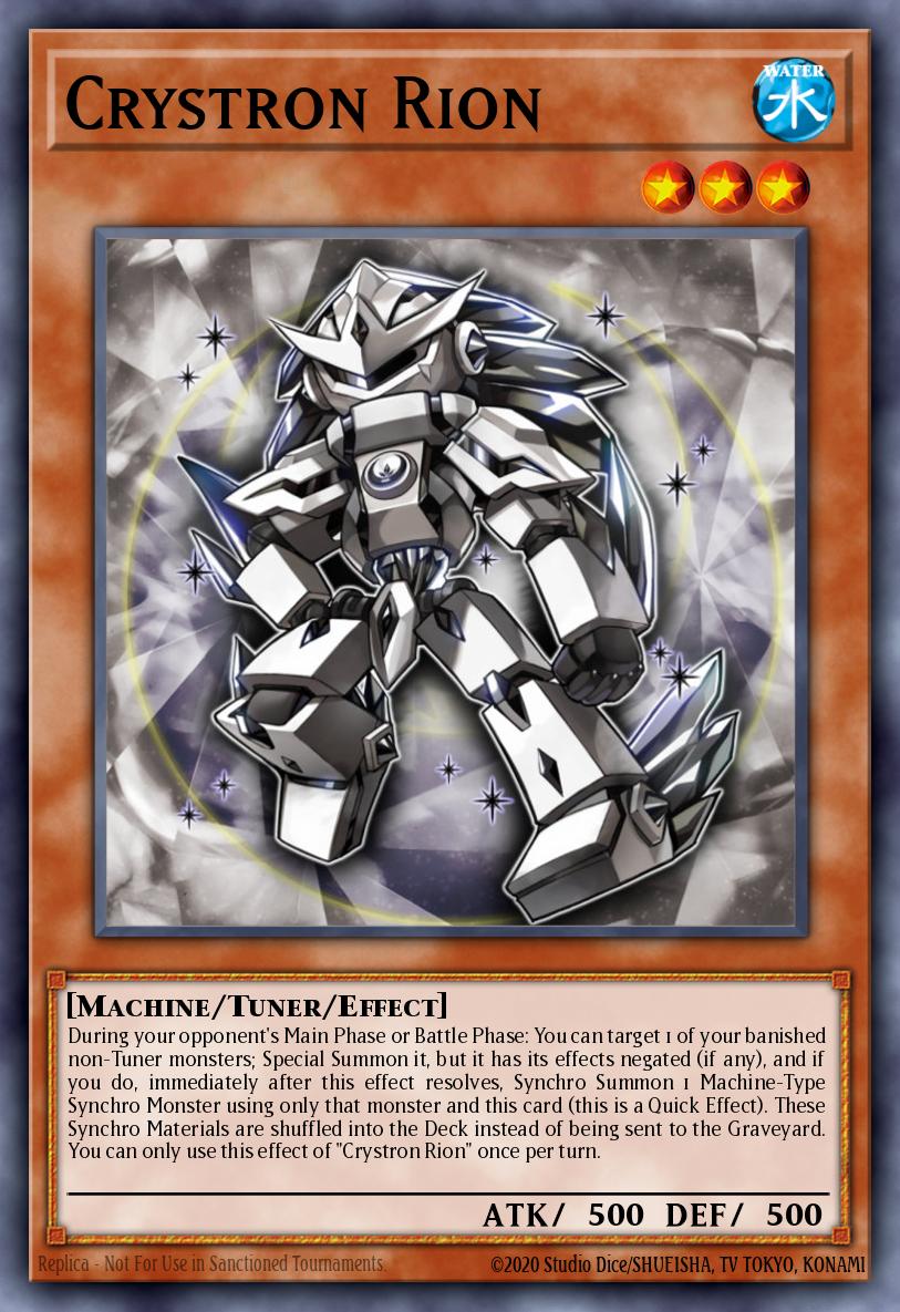Crystron Rion Common MP17-EN187 2017 Mega-Tin Mega Pack Yugioh card