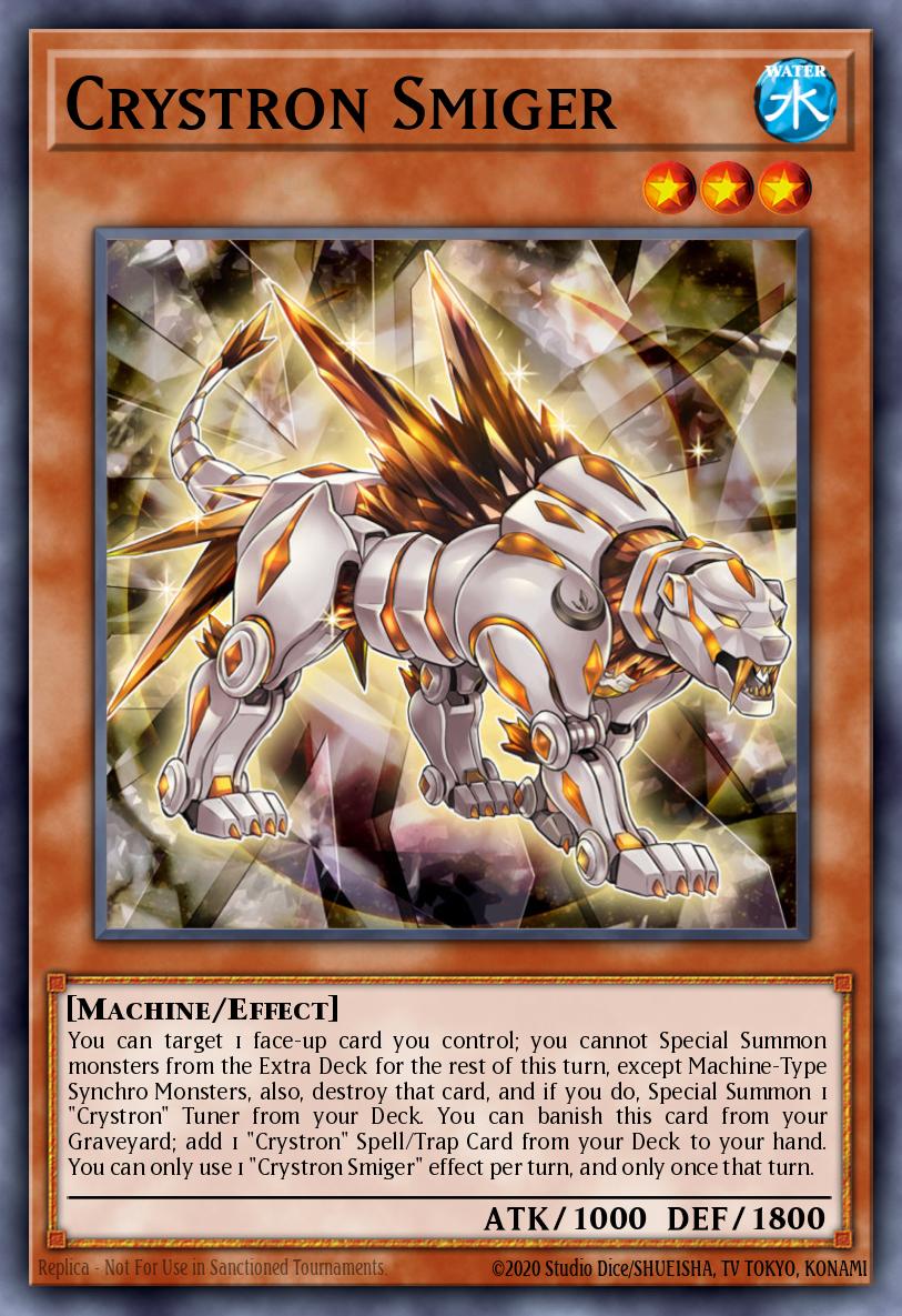 Crystron Smiger Common MP17-EN138 2017 Mega-Tin Mega Pack Yugioh card