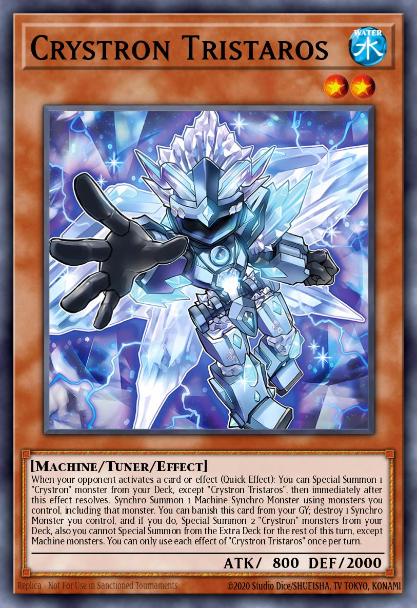 Crystron Tristaros Super Rare SUDA-EN019 Supreme Darkness Yugioh card