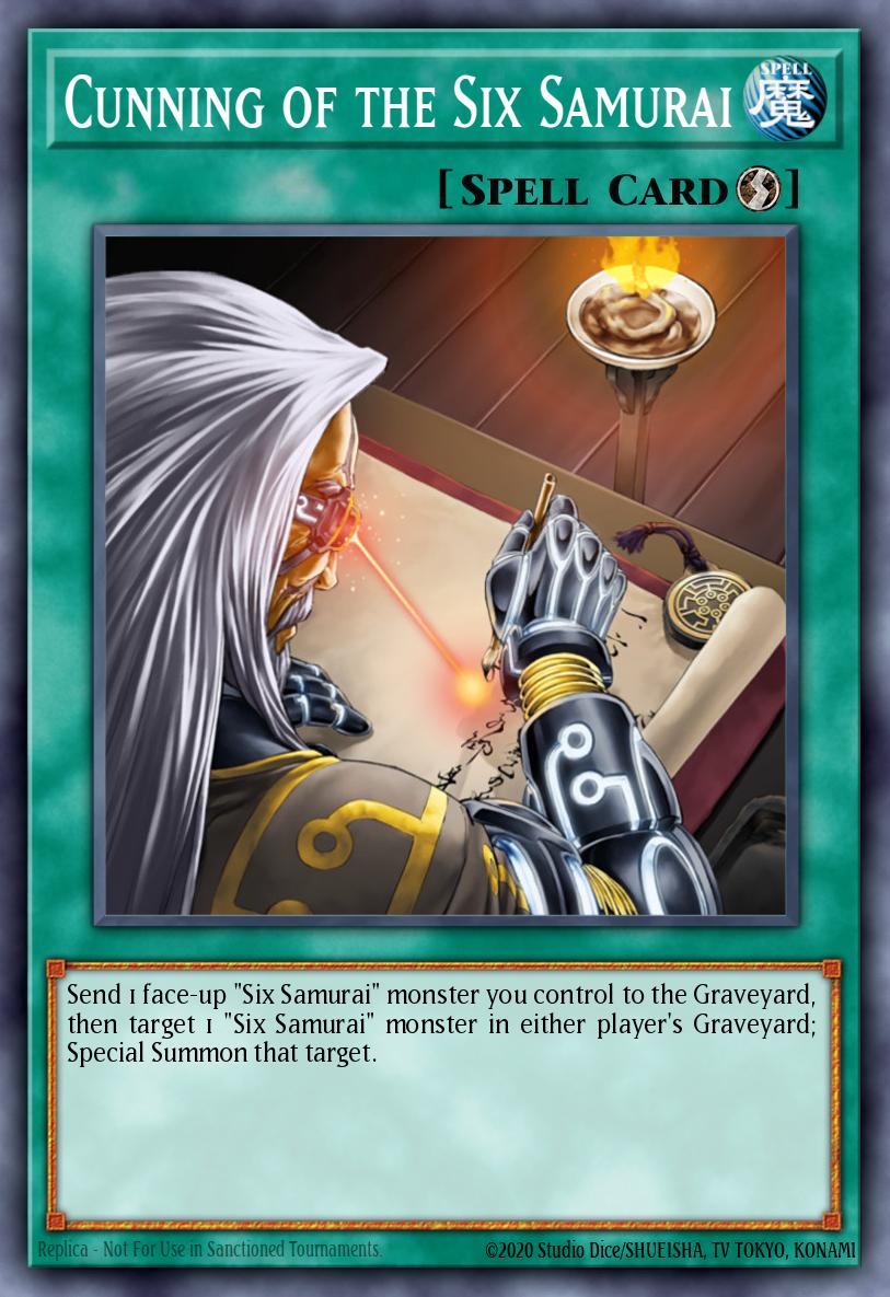 Cunning of the Six Samurai Super Rare GLAS-EN061 Gladiators Assault Yugioh card