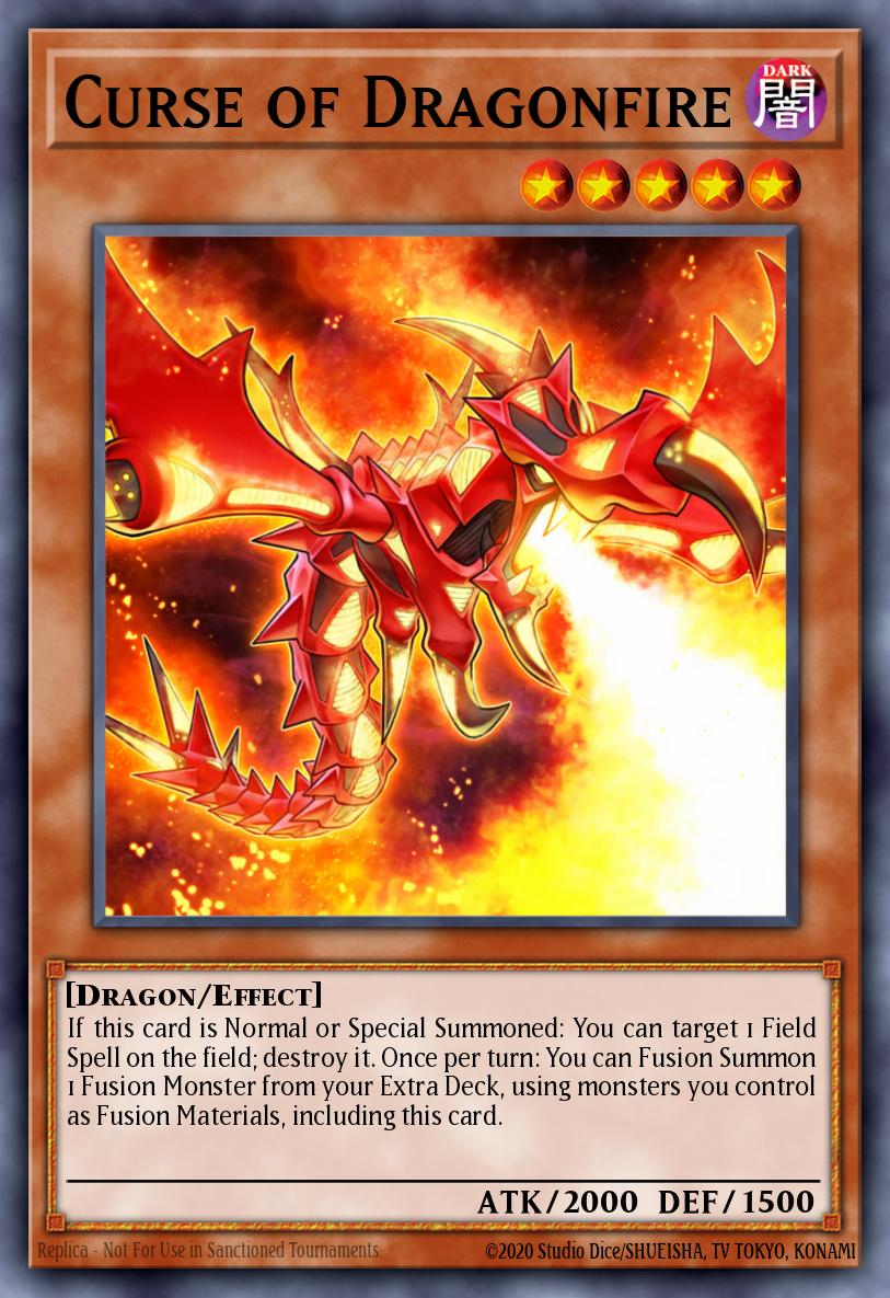 Curse of Dragonfire Ultra Rare MIL1-EN002 Millennium Pack Yugioh card
