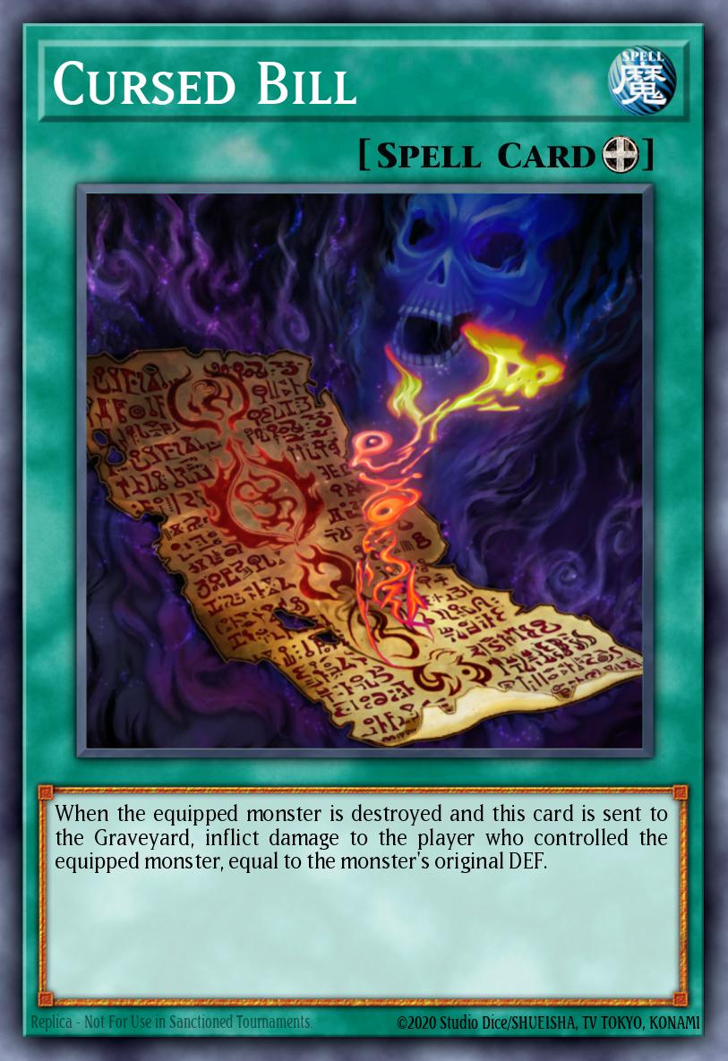 Cursed Bill Common STBL-EN059 Starstrike Blast Yugioh card