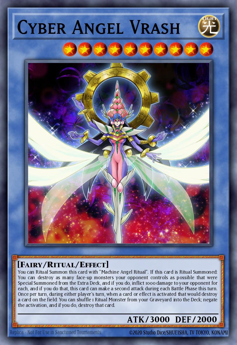 Cyber Angel Vrash Common DPDG-EN013 Duelist Pack Dimensional Guardians Yugioh card