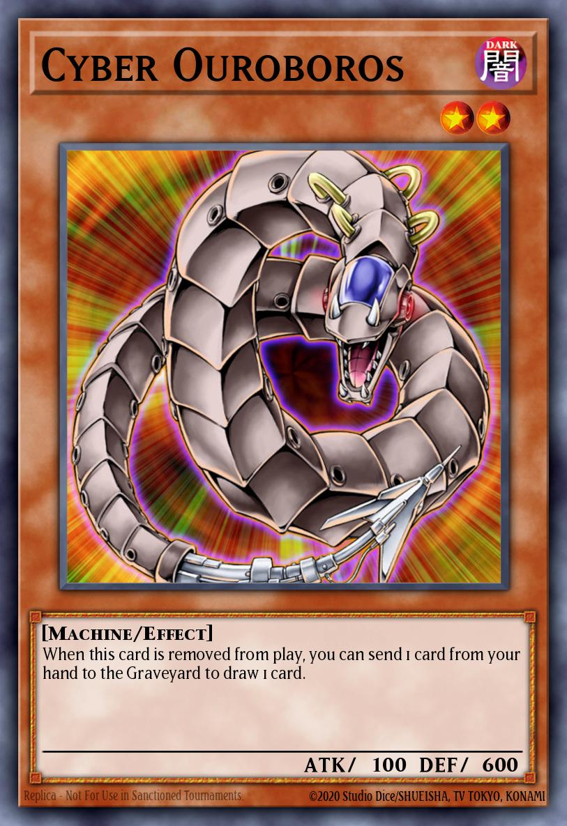 Cyber Ouroboros Common PTDN-EN011 Phantom Darkness Yugioh card