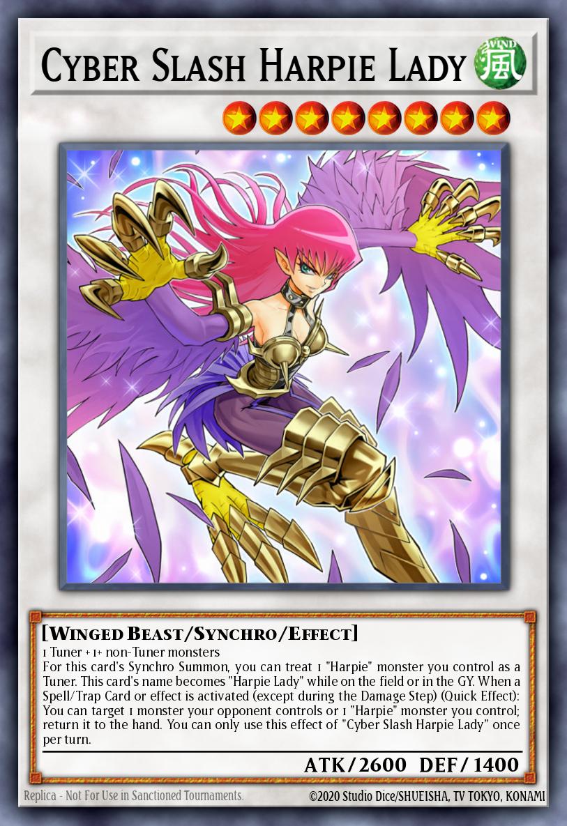 Cyber Slash Harpie Lady Secret Rare BLC1-EN010 Battles of Legend Chapter 1 Yugioh card