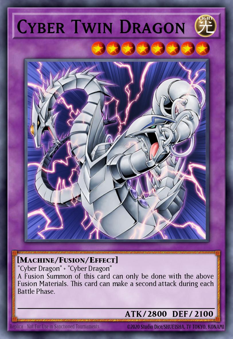 Cyber Twin Dragon Ultra Rare SDCR-EN037 Cyber Dragon Revolution Structure Deck Yugioh card