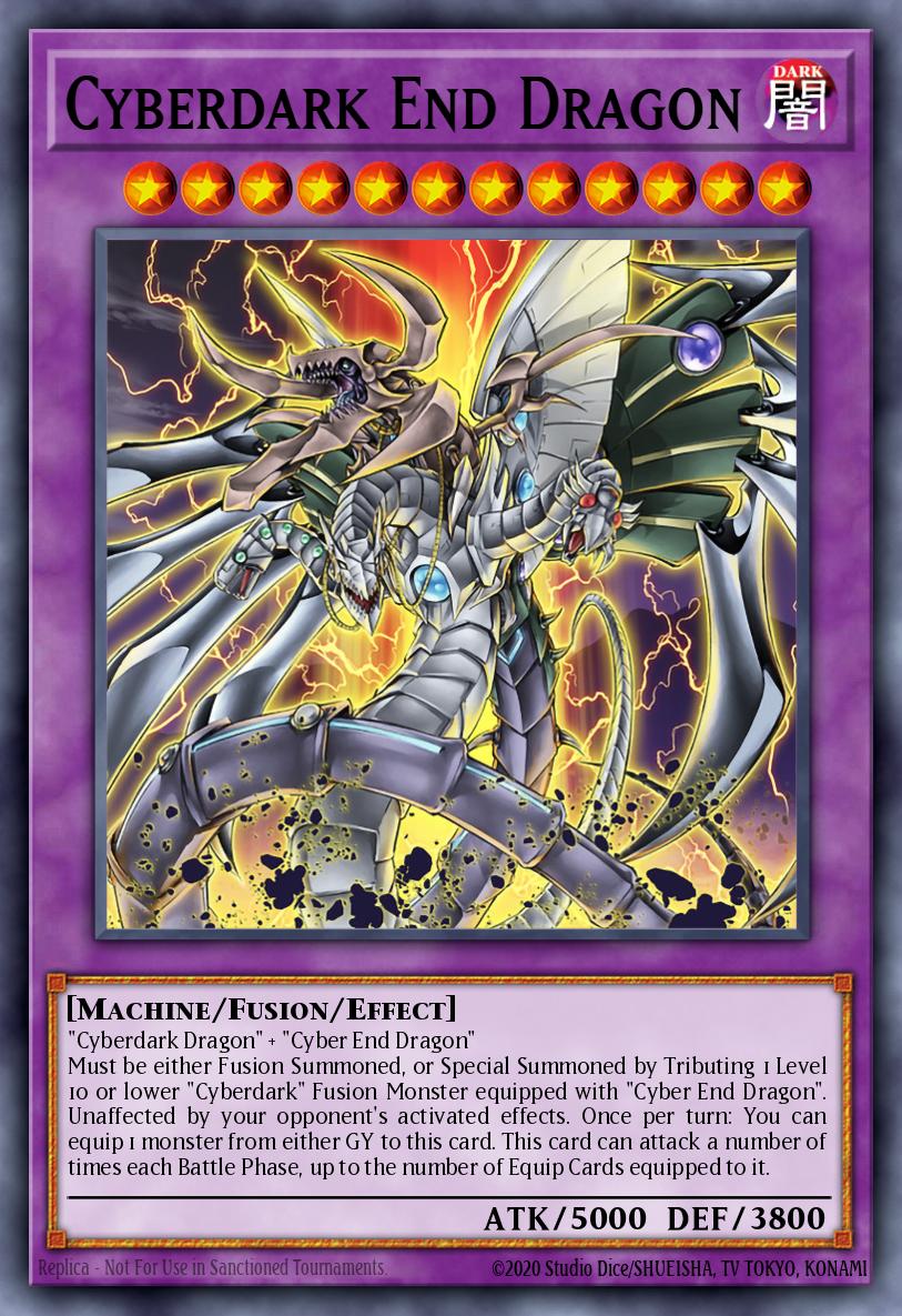 Cyberdark End Dragon Ultra Rare SDCS-EN044 Structure Deck Cyber Strike Yugioh card