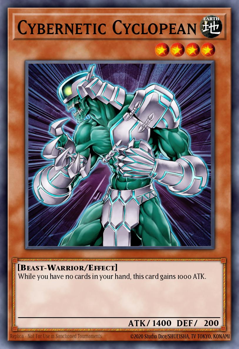 Cybernetic Cyclopean Common CRV-EN017 Cybernetic Revolution Yugioh card